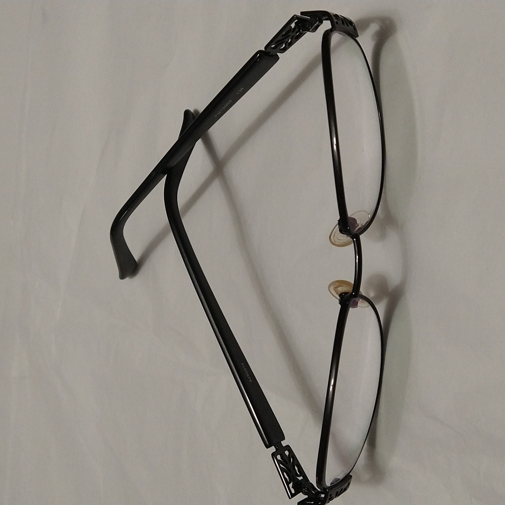Eyeglass Frames Only 3JXO918 FM12003 135 Black & Dark Gray #E-01